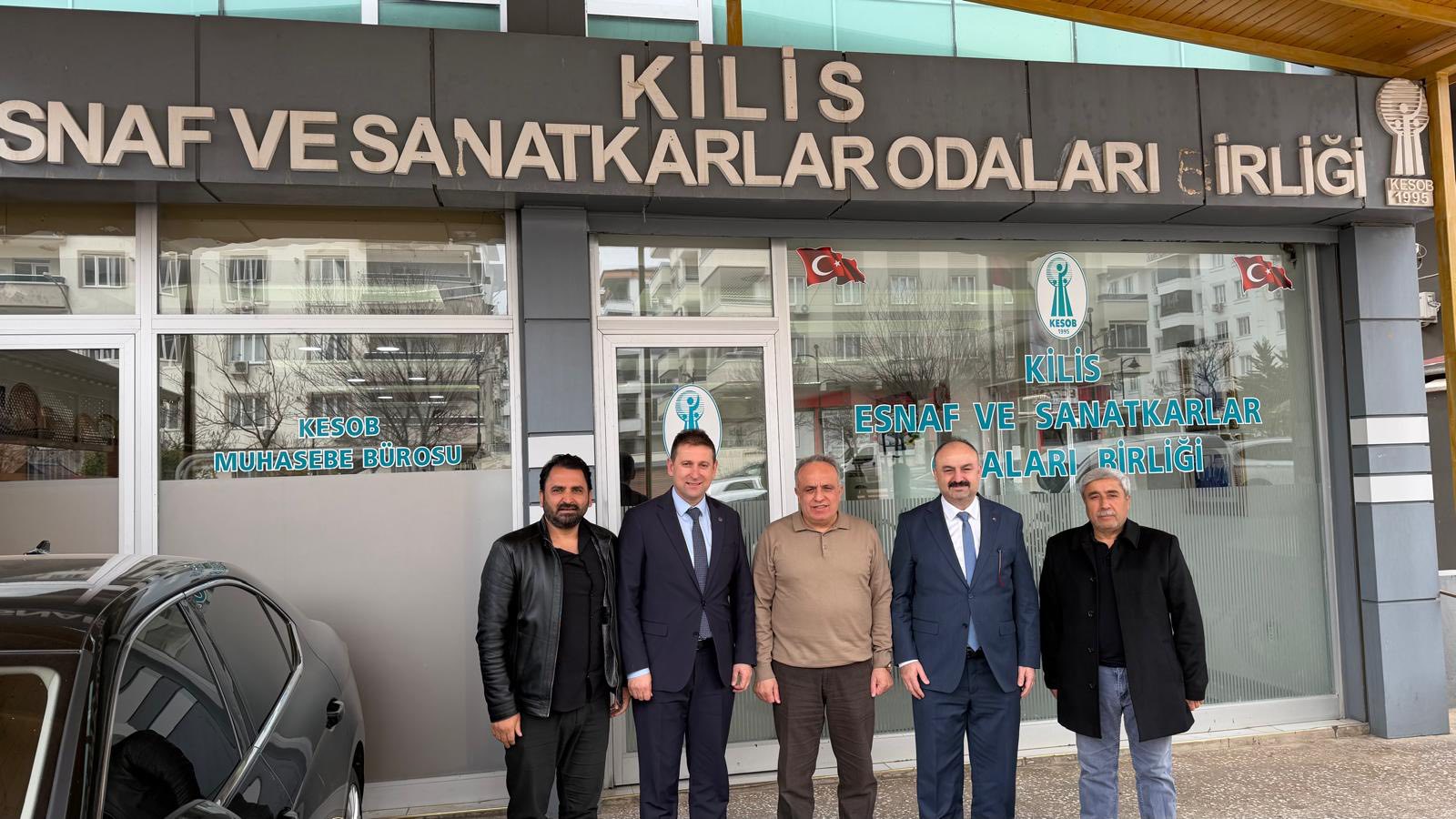 Mehmet Özdil ve Şevket Memiler Kilis’te Esnafın Geleceği İçin Bir Arada