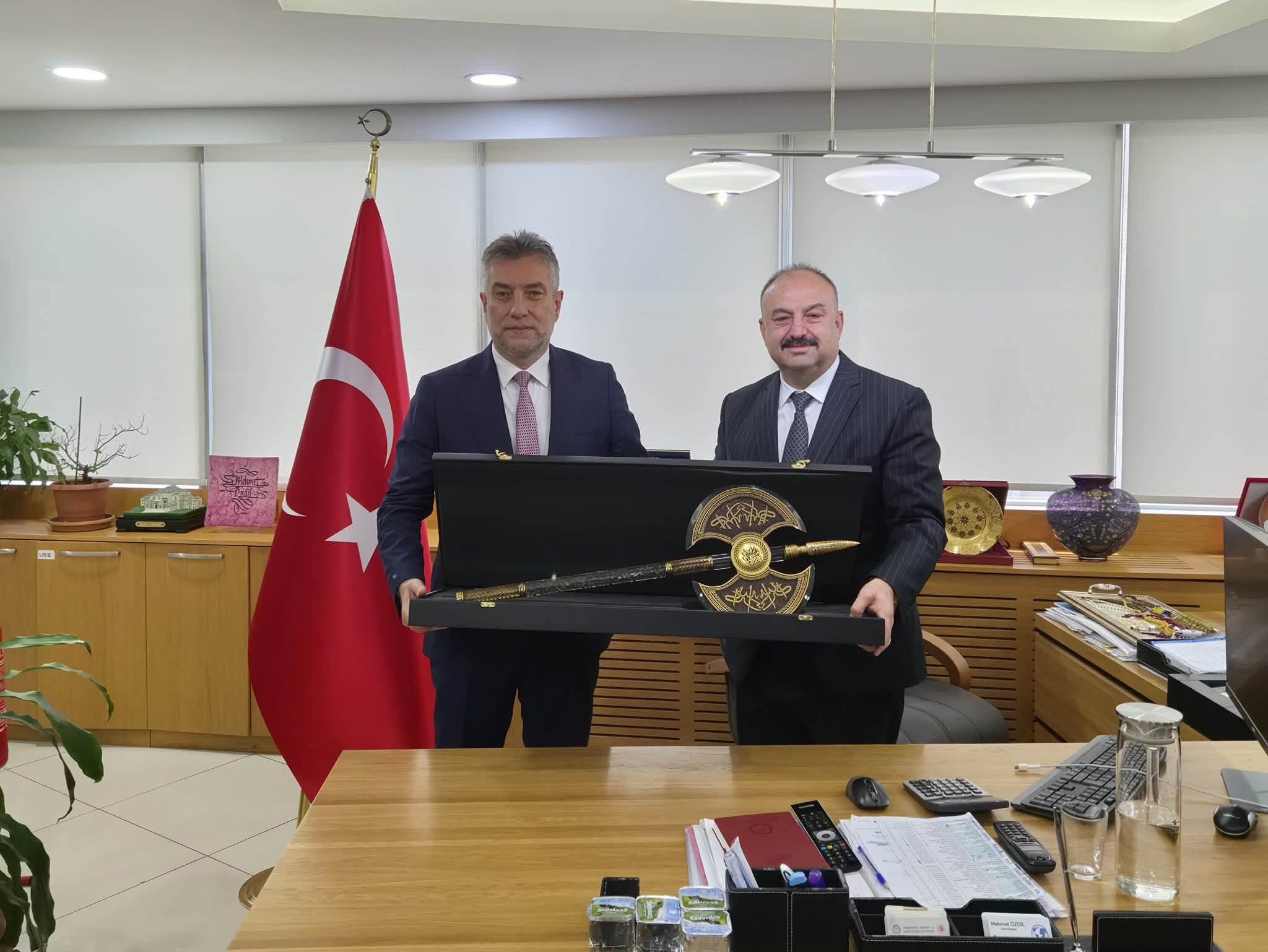 İçişleri Bakanlığı Müşaviri İlhan Ocaklı’dan Odamıza Ziyaret