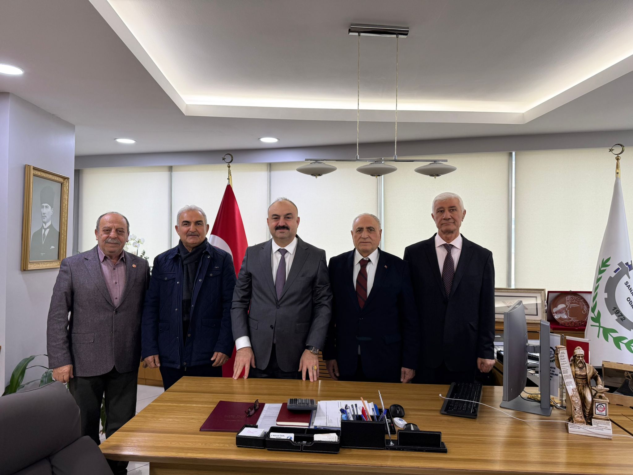 Başkan Özdil, Anadolu Bilim Kültür ve Cem Vakfı Heyetini Ağırladı