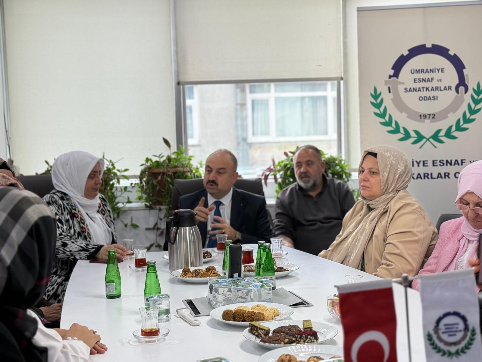 Milletvekili Yıldız Konal Süslü’den Ümraniye Esnaf Odası’na Ziyaret