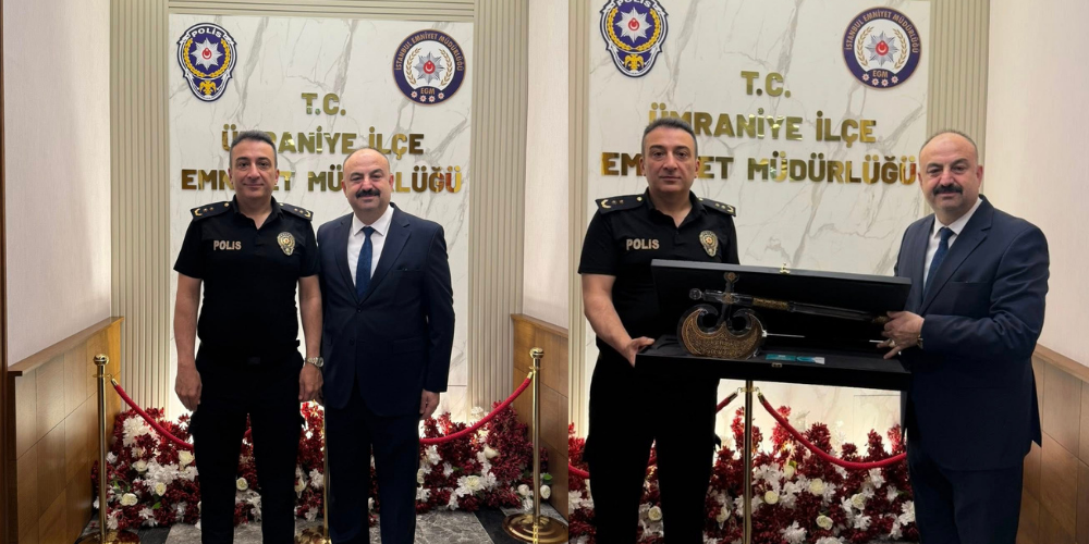 Mehmet Özdil’den Ümraniye İlçe Emniyet Müdürü Adnan Ayhan’a Ziyaret