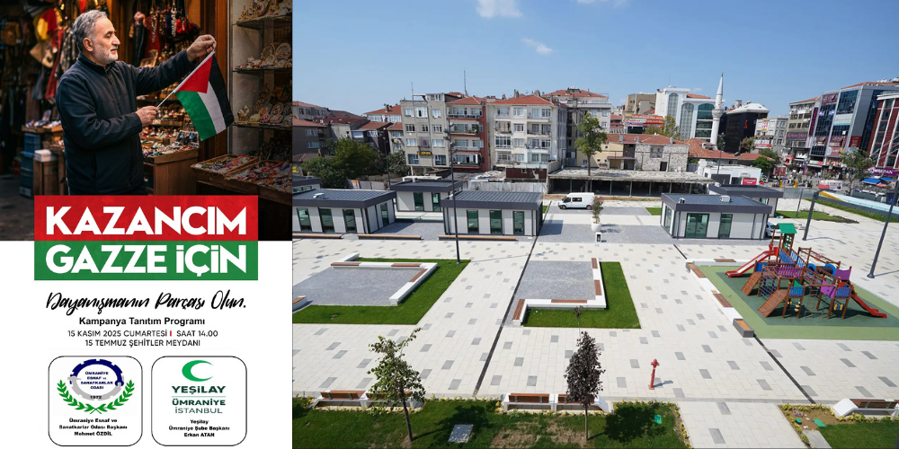 Gazze İçin Dayanışma Çağrısı: “Bir Günlük Kazancım Gazze İçin” Kampanyası